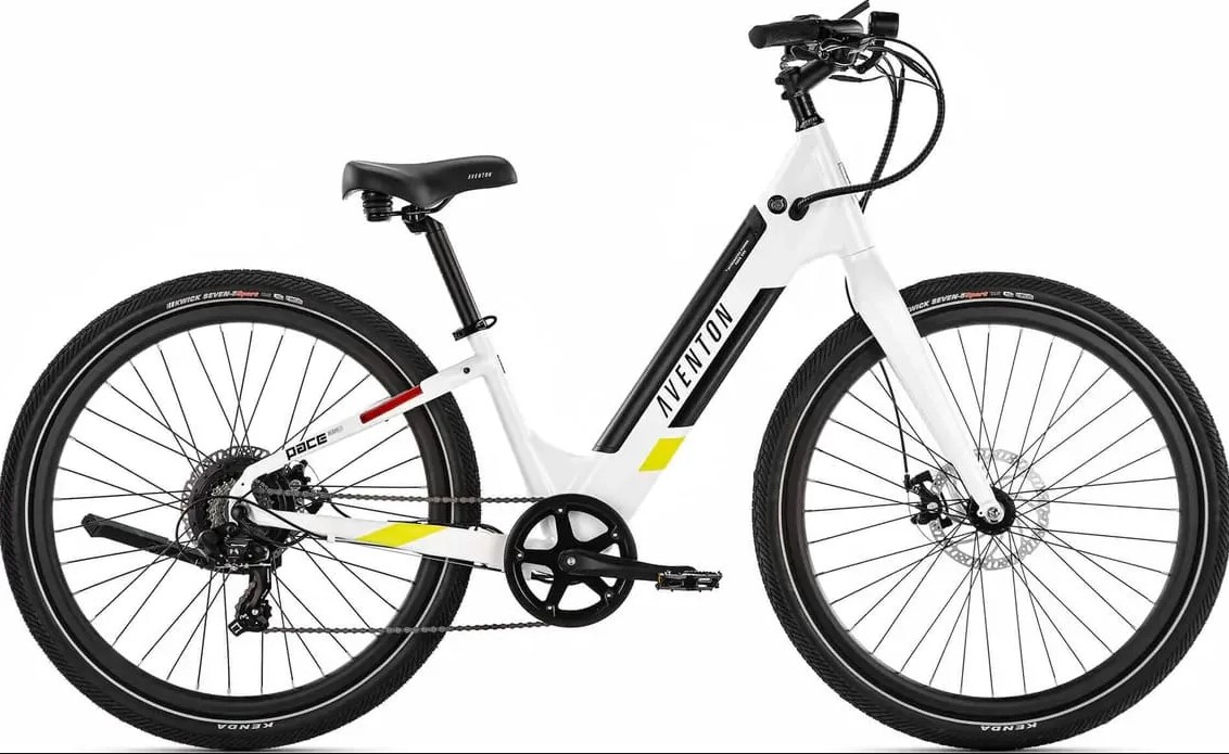 Фотография Электровелосипед Aventon Pace 350 ST 27,5" рама - M 2023 Ghost White